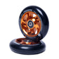 Freedare Scooter Wheels 100Mm Pro Stunt Scooter Replacement Wheels With Abec Bearings(Orange, Set Of 2)