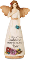 Pavilion Gift Company 03009 Thank You Angel Figurine  6-Inch  Beige