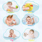 Baby Toddler Bath Toys No Hole Bath Tub Toys For Baby 6-12 Months Baby Toys 12-18 Months 6Pcs Animal Floating Bathtub Toys For K