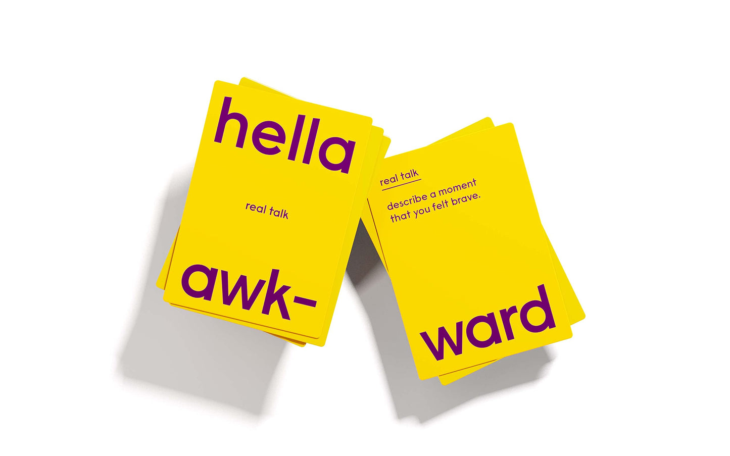 hella awk-ward Real Talk Expansion Pack - Fun Cardstock Game for Parties, Small, Yellow