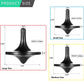 CHEETOP Stainless Steel Spinning Top  enhanced Exquisite Perfect Balance Well Made Metal Desk EDC Little Fidget Toy  Spin Long Time Over 6 Minutes  Great Value (Black  3PCS Large + Medium + Small)