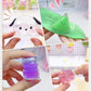 8 Pcs Colorful Nano Tape Bubble Kit For Kids With Glitter,Clay,Cute Stickers And Accessories Tools,Nano Double Sided Adhesive Gel Grip Traceless Tape