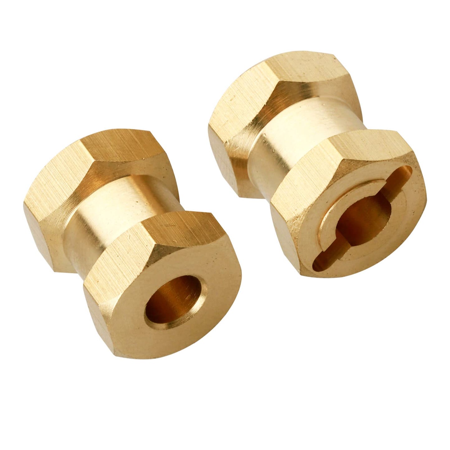 Gohobby Rc Hex Hub 12Mm Brass Wheels Hex Hubs Extension Hex Drive Adapter Spacers For 1/10 Rc Crawler Axial Scx10 90046 D90, 4-P
