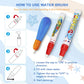 Water Doodle Mat - Kids Painting Writing Color Doodle Drawing Mat Toy Bring Magic Pens Educational Toys For Age 2 3 4 5 6 7 Year Old Girls Boys Age Toddler Gift