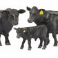 Little Buster Toys Angus Calf - Realistic Black Angus Calf, 1/16Th Scale