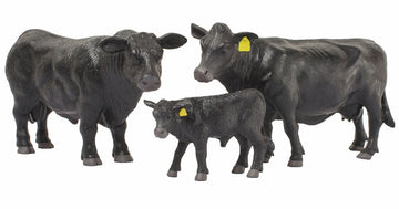 Little Buster Toys Angus Calf - Realistic Black Angus Calf, 1/16Th Scale