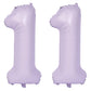 40 In Matte Purple Number Balloons Helium Foil Mylar Balloon Birthday Party Banquet Decoration Digital 11