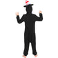 Rabtero Kids Cat In The Hat Costume, Girls Book Character Costume, Boys Dr Seuss Costume, Children Animal Onesie Novelty One-Piece Pajamas, Halloween Christmas Cosplay Costume For Kids 6-8