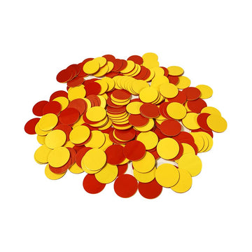 Tommyhome Plastic Two-Color Counter,Red/Yellow,Educational Equipment, Math Classroom Supplies, Let Children Learn Mathematics Be