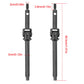 OGRC 2Pcs Steel Front Axle Drive Shaft CVD Set for Axial SCX24 C10/JLU/Bronco/Gladiator/Deadbolt Upgrades Parts (Regular)