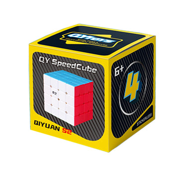 ZIOYCKL Speed Cube 4x4x4 - Qiyuan S2, Multi-colored, Durable ABS Material, Easy Turning Magic Puzzle Toy
