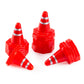 RXZIXYL 20Pcs Simulated Traffic Cones,Mini Decoration Toys Road Cones for RC Crawler 1:16 1:18 1:24 RC Car SCX24 FCX24 TRX4M