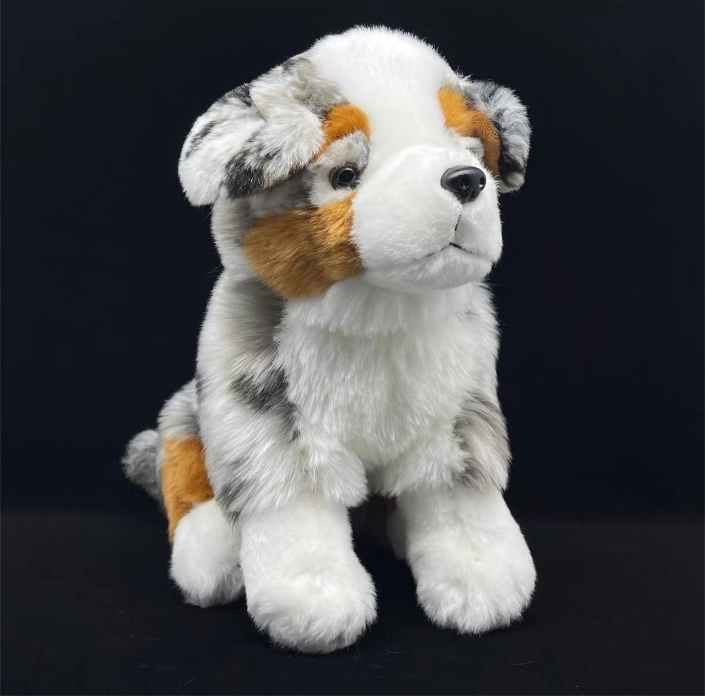 Tammyflyfly Pugsly Pug Plush Stuffed Animal Puppy Dog, 12 Inches (Australian Shepherd)
