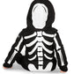 Tipsy Elves Kids Skeleton Halloween Costume Jumpsuit For Babies And Toddlers - Unisex Sizing - Spooky White Skeleton Halloween Costume For Boys And Girls Size 3T
