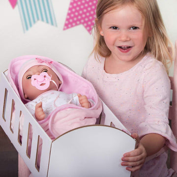 Adora Adoption Babies Collection, 16” Baby Doll With Complete 9-Piece Accessories Includes: Pacifier, Hospital Bracelet, Diaper And More! Birthday Gift For Ages 3+ - Baby Precious
