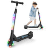 Epctek Black Electric Scooter, Kick Scooter With Adjustable Height, 5.3 '' Solid Tires Wheel And Front Light, Up To 6 Mph, 5 Mil
