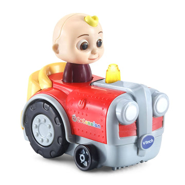 Vtech Cocomelon Go! Go! Smart Wheels Jj'S Tractor And Track