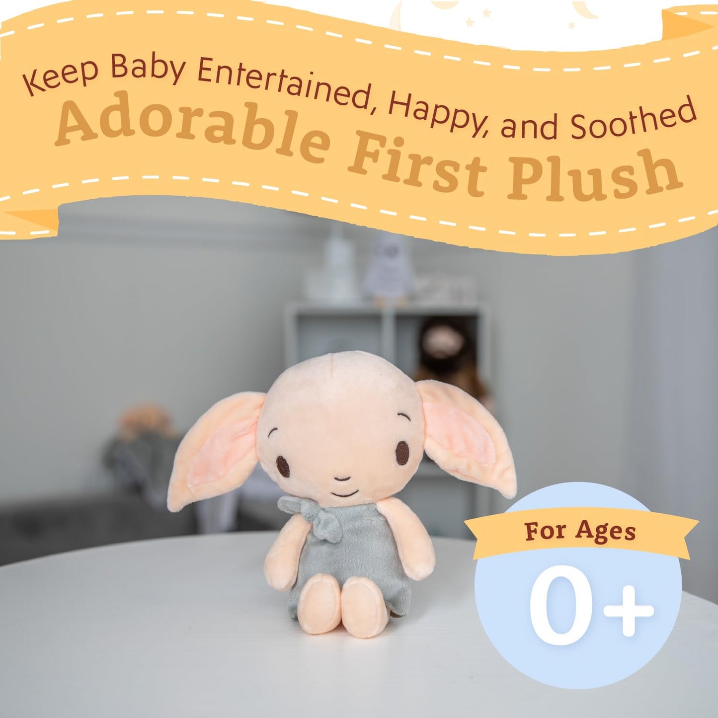 Kids Preferred Harry Potter Dobby 7 Inch Plush House Elf Stuffed Animal For Babies, Toddlers, And Kids