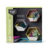 Craft Crush - Mini Plants Terrariums Easy Fun Arts and Craft Kit - Make 3 Charming Faux Terrariums! - For Ages 13 and Up