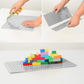 MIMAX Peel-and-Stick Baseplates 10PCS (10''x10''), Toy Building Brick Blocks Base Plates, Self Adhesive Baseplate for All Major