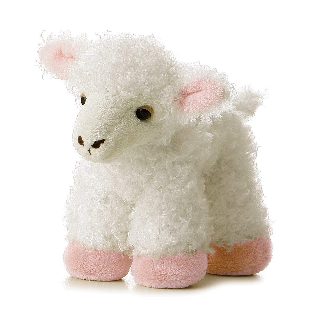 Aurora Plush 8' Mini Flopsies Bundle, Bitty Bunny & Lana Lamb, Brown
