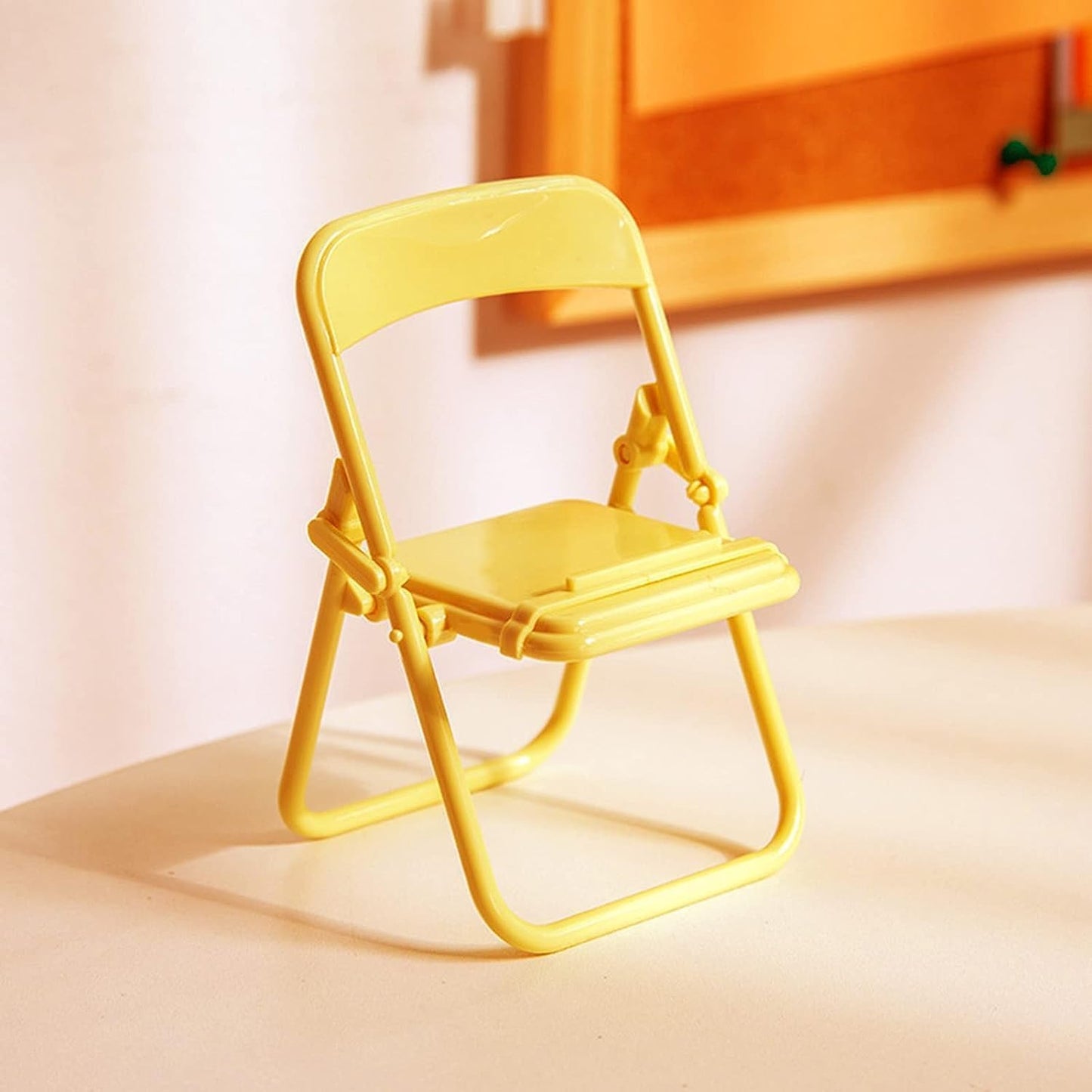 5Pcs Colourful Simulation Mini Folding Back Small Chair Model,Miniature Scene Accessories,Miniature Plastic Furniture Accessorie