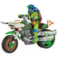 Teenage Mutant Ninja Turtles: Mutant Mayhem Ninja Kick Cycle with limited availability Leonardo Figure by Playmates Toys