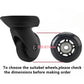 Oro 1 Pair Luggage Wheels Replacement 87Mm Case Wheels With 8Mm(0.31'') Bearings Wheels For Suitcase And Inline Outdoor Skate An
