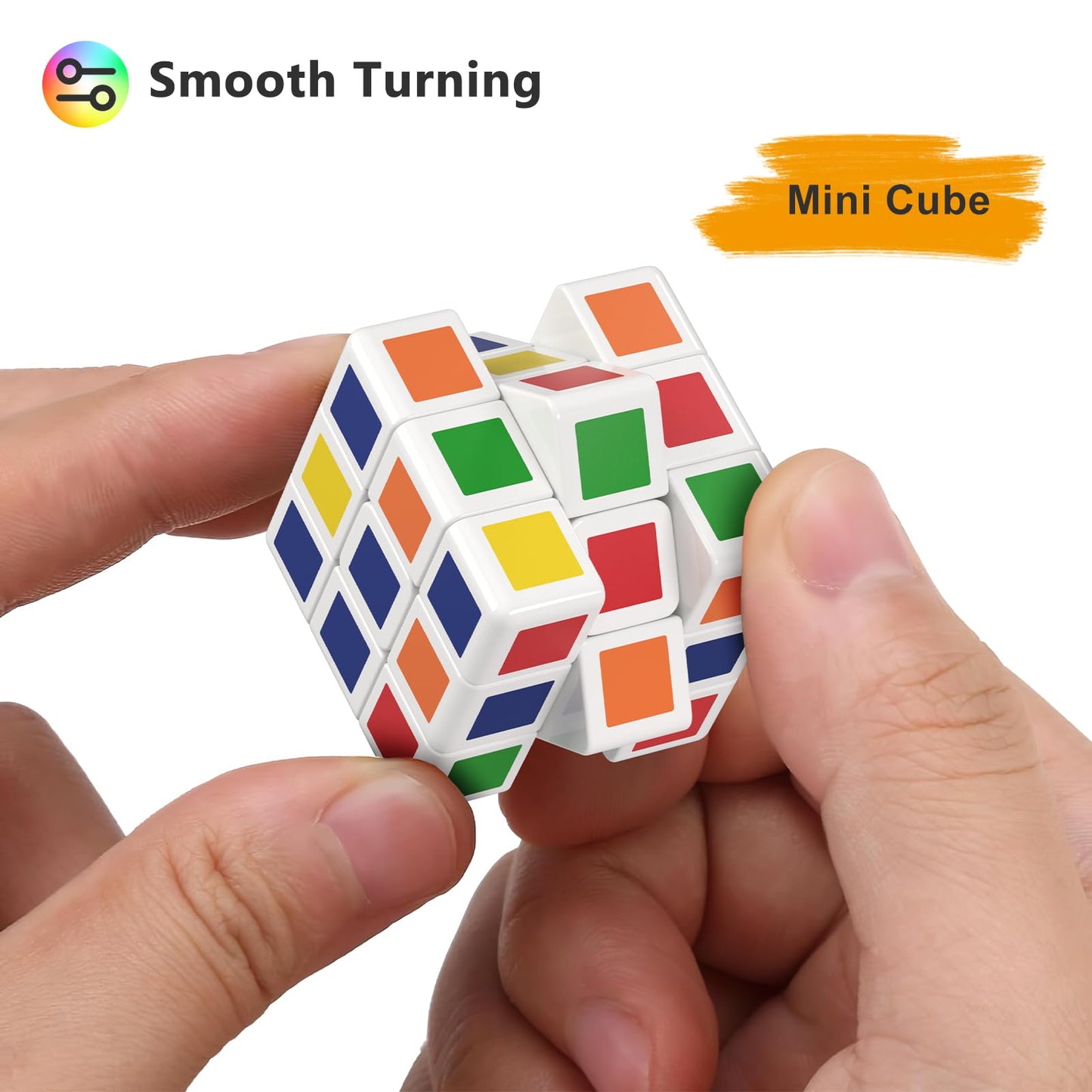 TBFUNNY 48 Pack Mini Cube Puzzle Party Favors for Kids, 1.18in 3x3x3 Magic Cube Toy for Student School Rewards Classroom Prize G