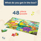 B. Toys- Gigantic Jigsaw - Dinosaurs- Floor Puzzle – 48-Piece Dinosaur Puzzle – Large 2 X 3 Feet Jigsaw Puzzle For Kids – Educational & Developmental Toys – 3 Years +