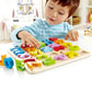 Hape Wooden Alphabet Puzzle| Wooden Abc Letters Colorful Educational Learning Puzzle Toy Board For Toddlers