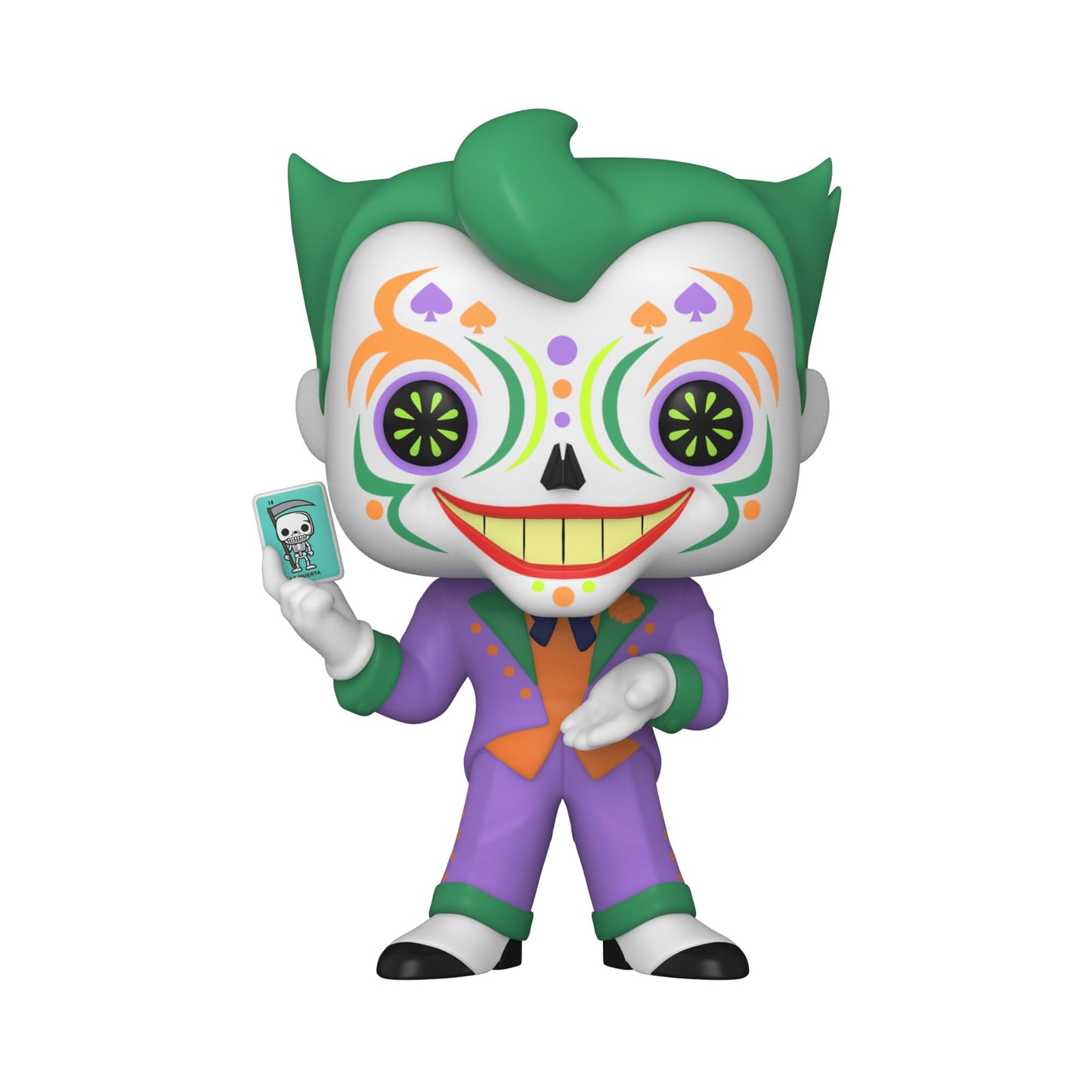 Funko Pop Heroes: Dia De Los Dc - Joker, Multicolor