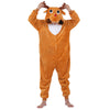 Halloween Christmas Unisex Kids Flannel Cosplay Onesie Costume Outfit Suit for Girls and Boys (Brown Reindeer  10 Years)