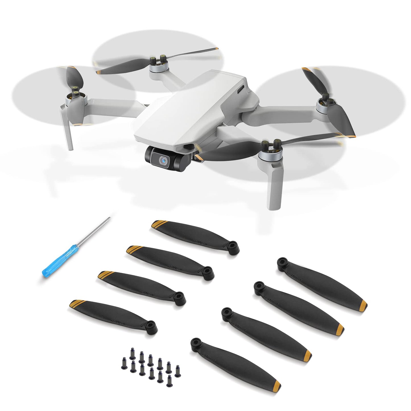 32Pcs Propellers for DJI Mini 4K/Mini 2 SE/Mini 2/Mini SE Replacement Prop Blades Low Noise Accessories for DJI Mini 2/SE Drone