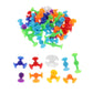 Urjix Soft Silicone Building Blocks Set Kids Diy Building Toys Construction Toys 58Pcs| Baby|Toys For Baby|Developmental Baby To