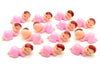 Mini Plastic Babies For Party Favor Decor Party Decorations Baby Shower Party Game Ice Cube Game (1'' 120Pcs, Pink)