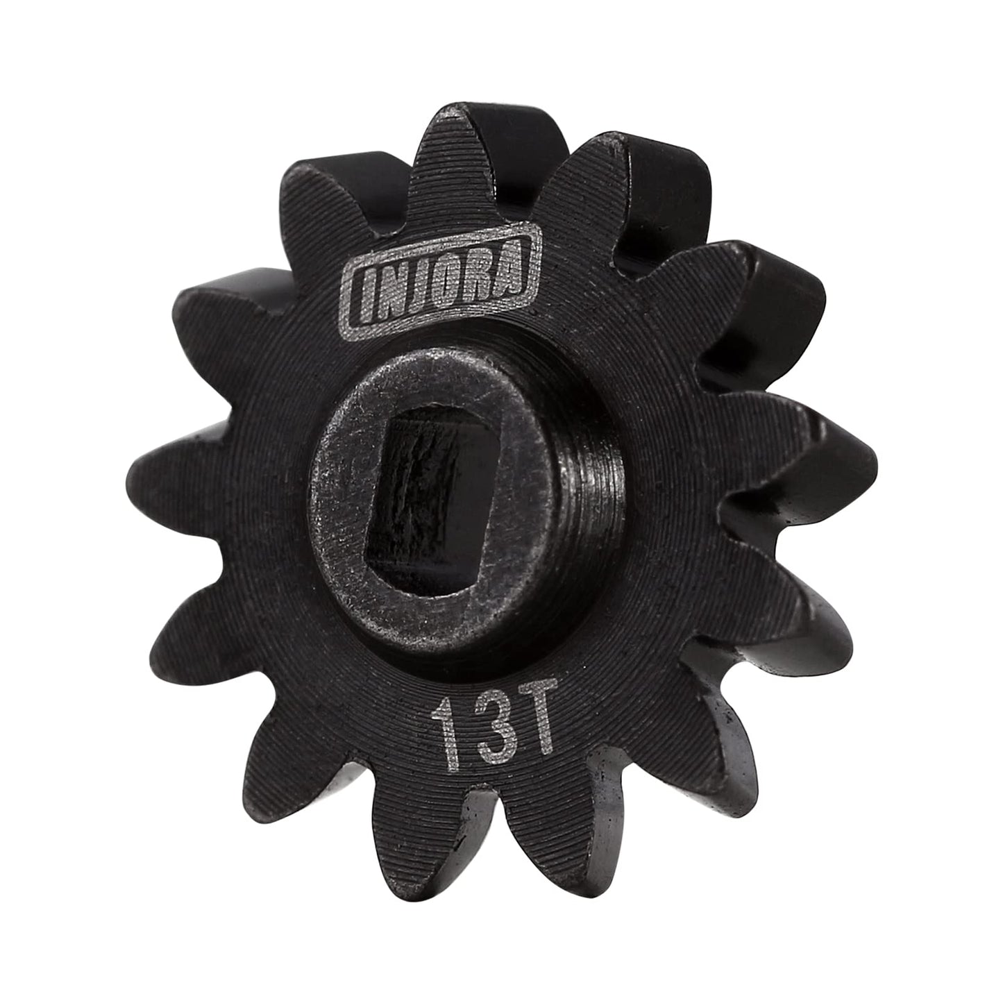 INJORA Axle Gear Overdrive Worm Differential 13T 14T Steel Gear Upgrade Parts for AX24 Axial SCX24 C10 JLU Gladiator Bronco 1/24