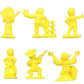 Toynk Fallout Nanoforce Blind Bag - Exclusive 2019 E3 Yellow Vault Boy Collectible Figure - Each Pack Contains 1 Rare Fallout Collectible - 2 Inches Tall