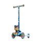 Paw Patrol Chase Kick Scooter For Kids, Self-Balancing 3 Wheeled Light Up Scooter With Extra Wide Anti-Slip Deck, Rear Brake, Le
