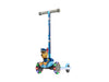 VOYAGER Paw Patrol Chase Kick Scooter - 3 Wheeled Light Up, Anti-Slip Deck, Rear Brake, Lean to Steer, for Kids 3+, 75 LB Limit