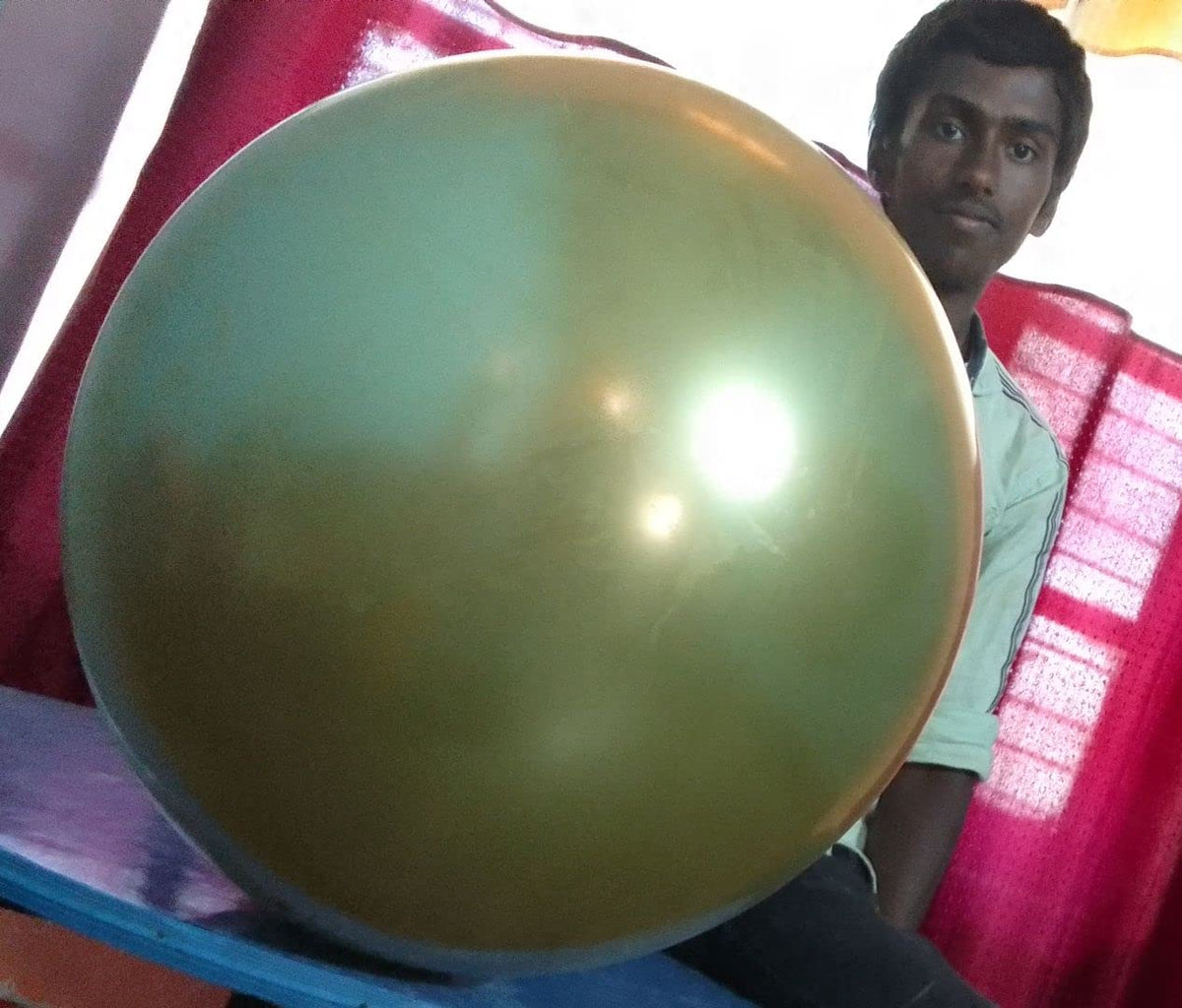 Big balloon Large Giant Balloon  Pack of 1 piece  Gold Color  60 CM / 2 Feet Size  Made of Eco Friendly Latex  Thicker Size