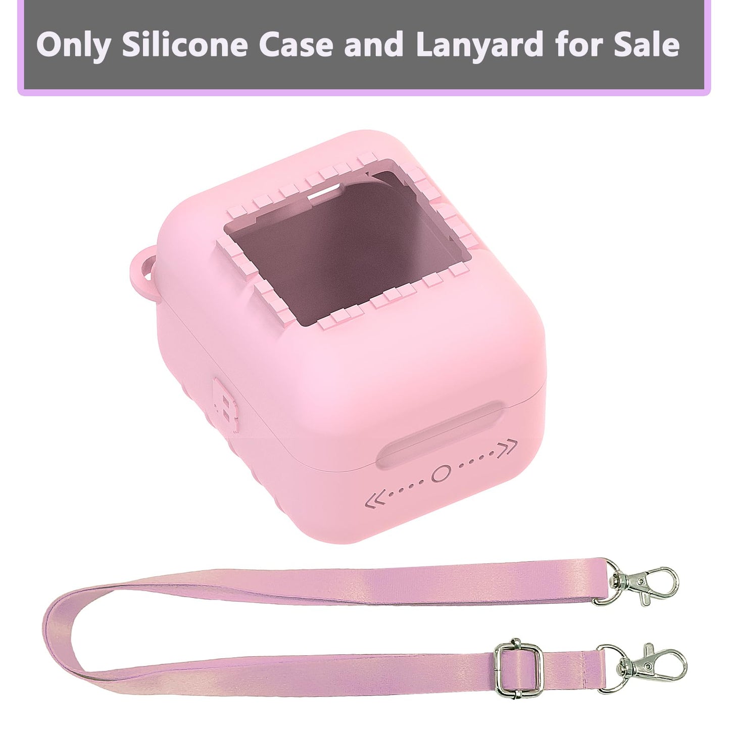 Silicone Case For Bitzee Original Interactive Toy Digital Pet With 15 Animals, Protective Skin Cover For Bitzee Original Virtual Electronic Digital Pet Accessories(Case For Bitzee Orginal) (Pink)