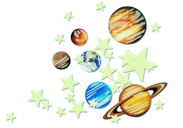 4M Glow In The Dark Planets & Supernova - Astronomy Space Stem Toys Gift Room Décor For Kids & Teens - Diy Room Decorations For Kids, Boys & Girls Ages 3+