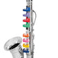 Saxophone With 8 Colored Keys