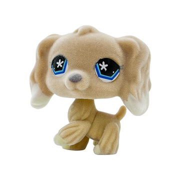 LPSCB Custom-Made Flocked Pet Shop Toy Fuzzy Animal Figure Short Hair Cat Dog Collie Dachshund Great dane Cocker Spaniel