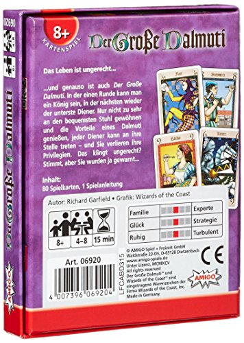 Amigo 6920 'The Great Dalmuti Cardgame