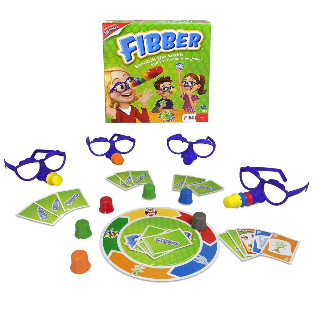Spin Master Games Fibber Board Game - Medium Multicolor Cardstock, Model 6021884