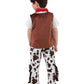 Jsiicennf Kid Halloween Cowboy Costume Cosplay Event Dress Up Role Play Parties Stage Performance Outfits 2-10Y (8-9 Years)