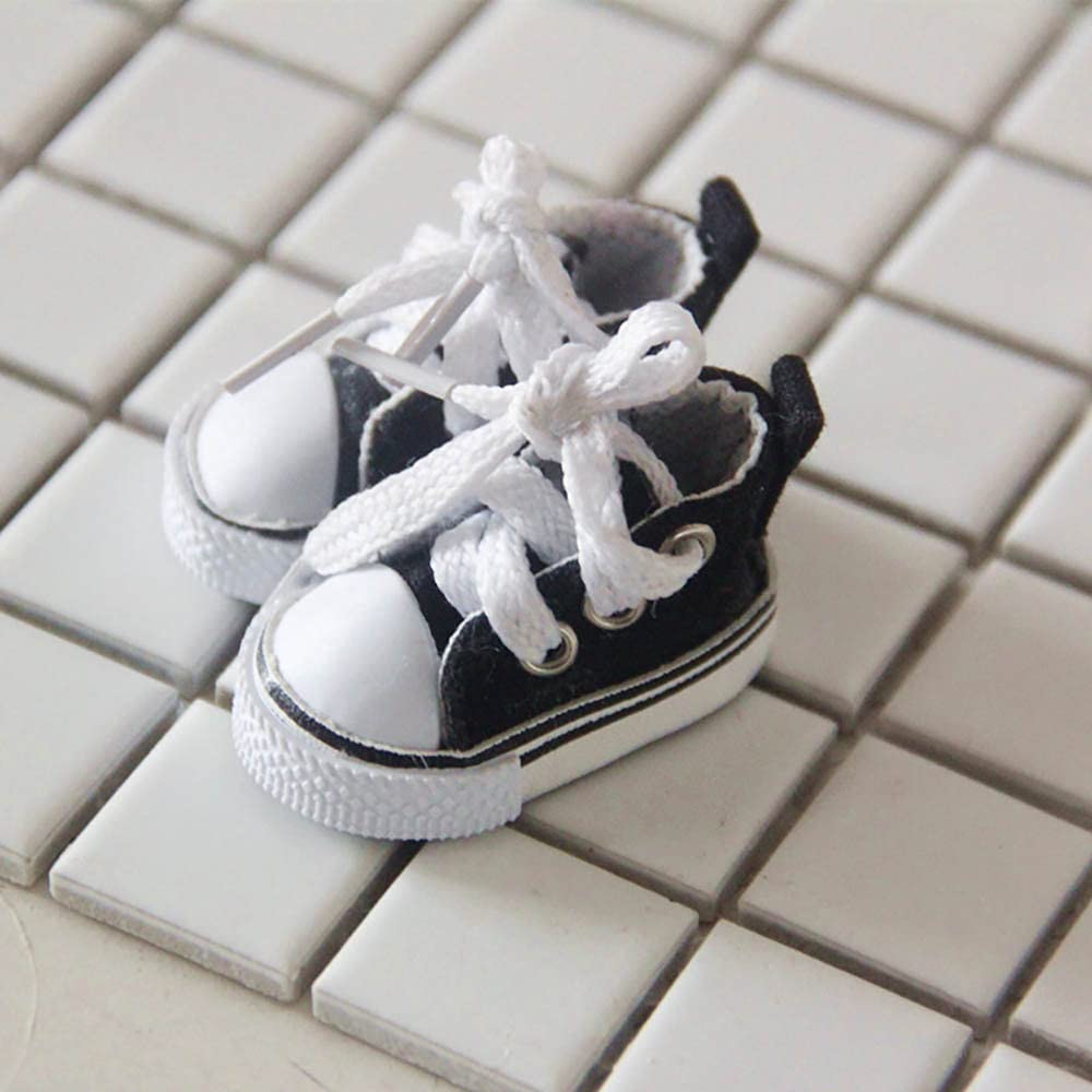Niannyyhouse Cow Clothes 20Cm(7.8In) Plush Doll Clothes Onesies + Shoe 2-Piece Set Pajamas (Black+White)