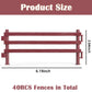 Rcomg 40Pcs Plastic Fence Toys Farm Corral Fencing Accessories Playset For Barn Paddock Horse Stable Figures, Toys Panel Accesso